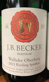 J.B Becker Wallufer Oberberg Riesling Auslese Trocken 2021