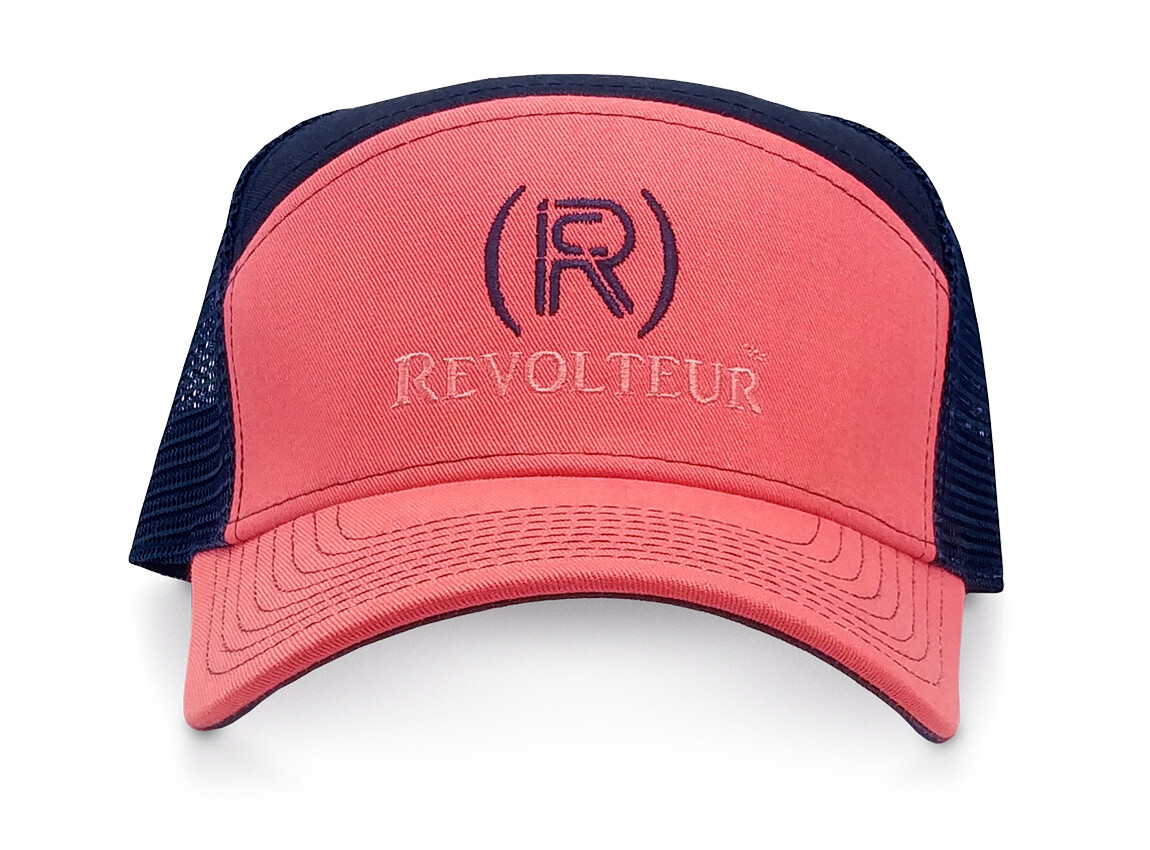 Coral Navy Snapback Hat