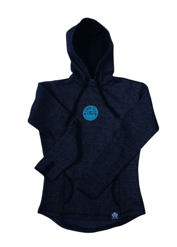 Ladies Black Urban Hoodie