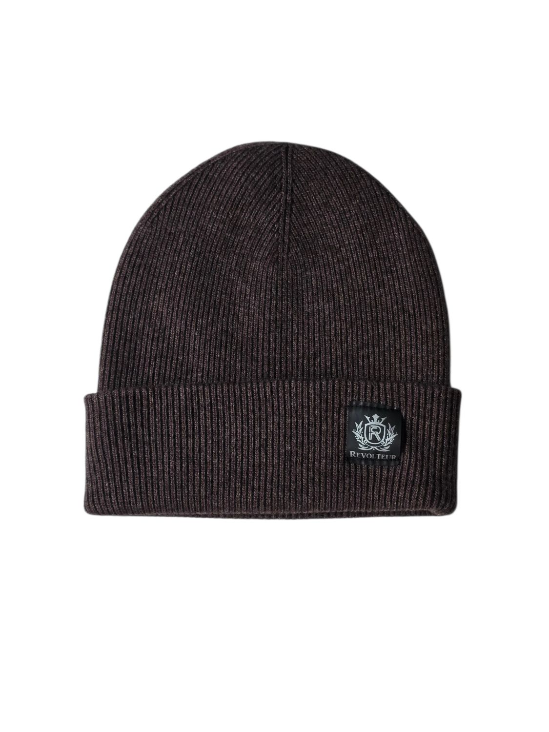Ribbed Cuffed Toque - Walnut