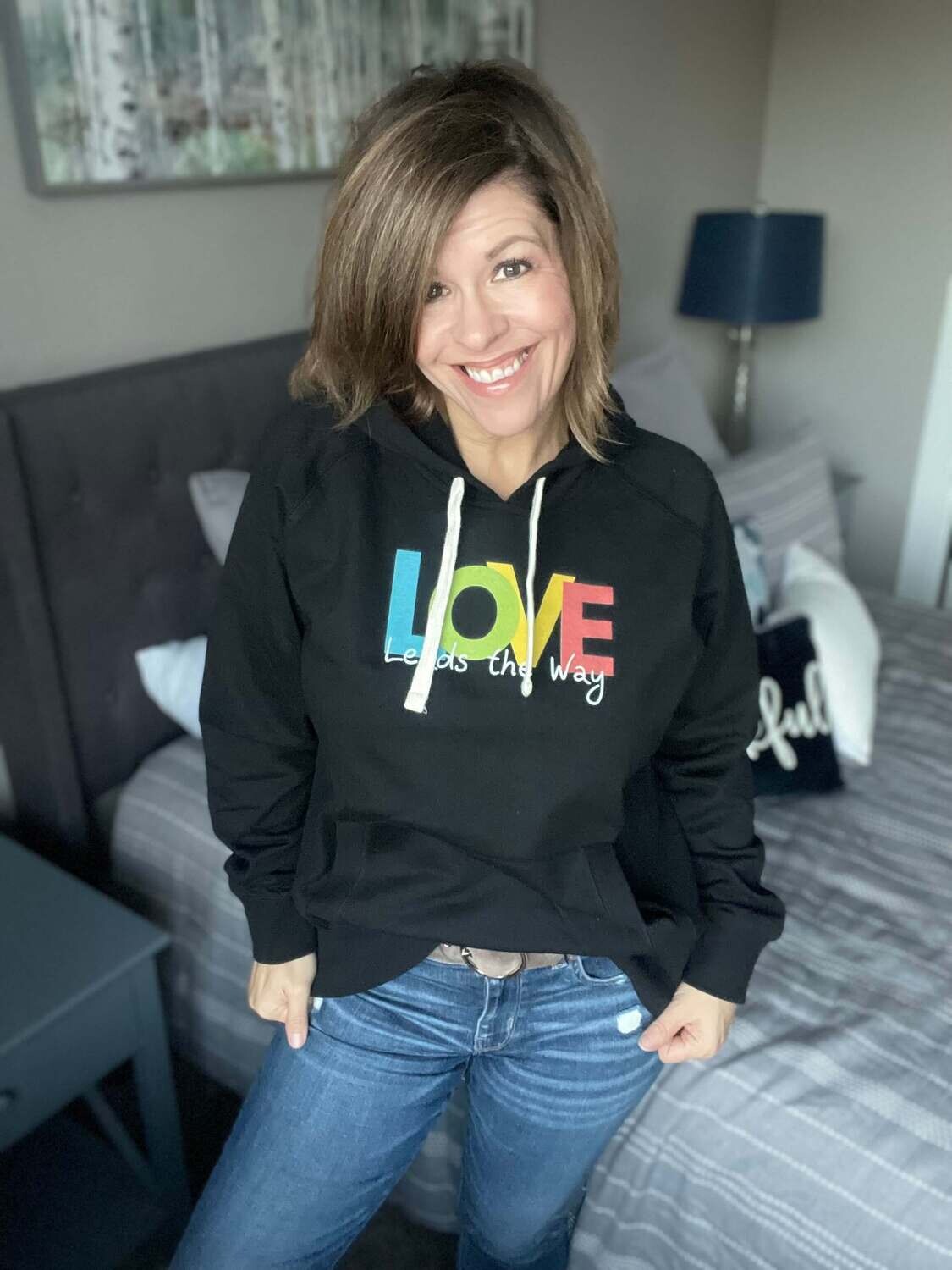 Love Leads The Way~ Re-Fleece Hoodie