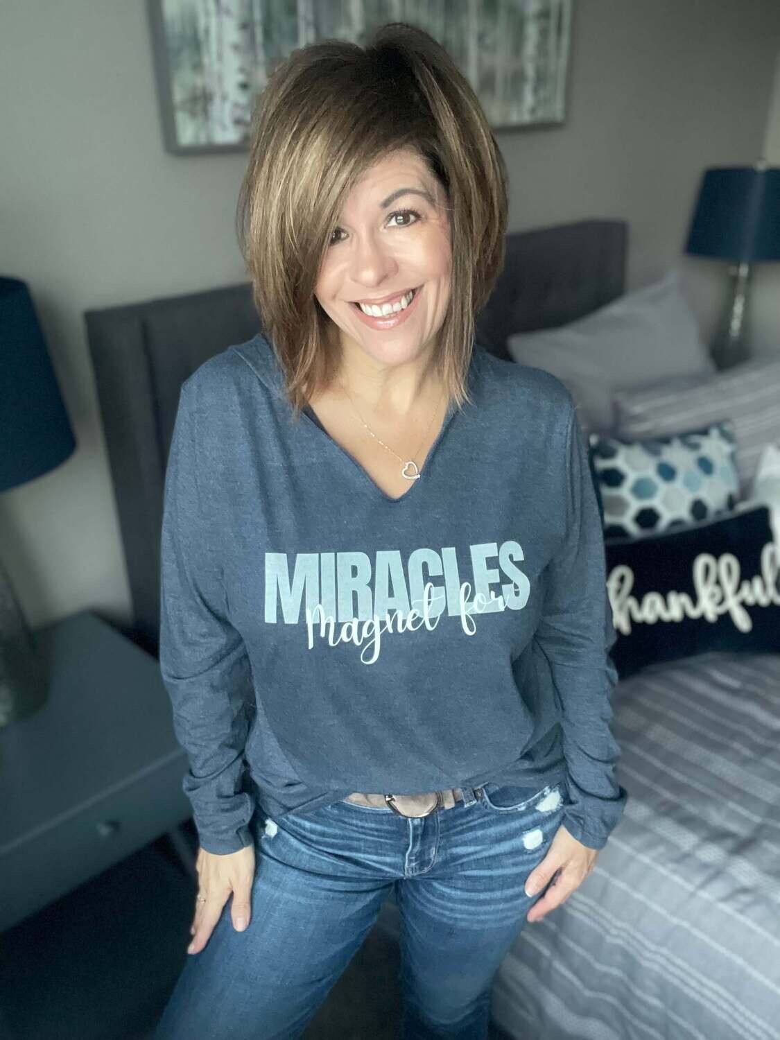 Magnet For Miracles~ Lightweight Hoodie