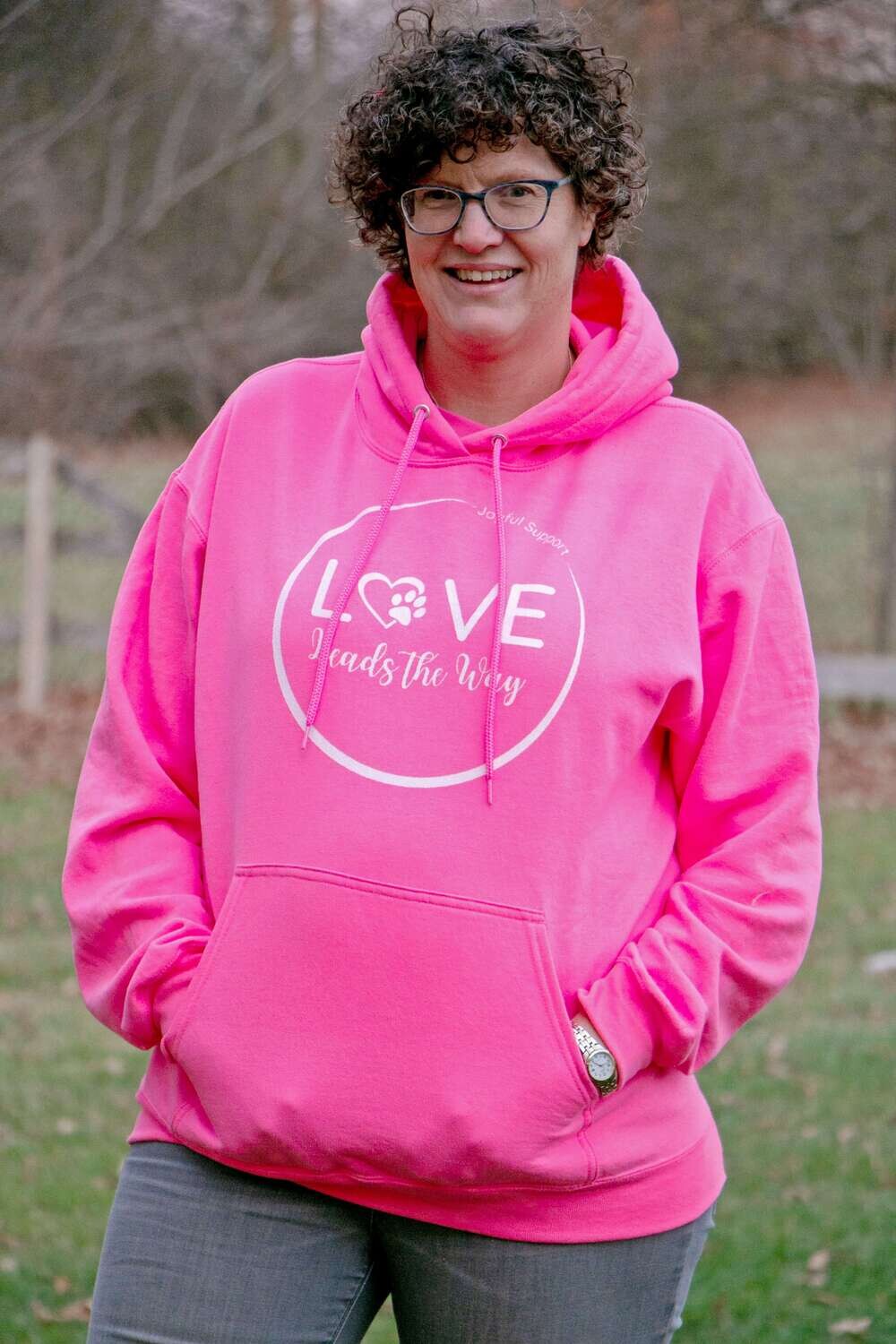 Joyful Support~ Love Leads The Way Hoodie