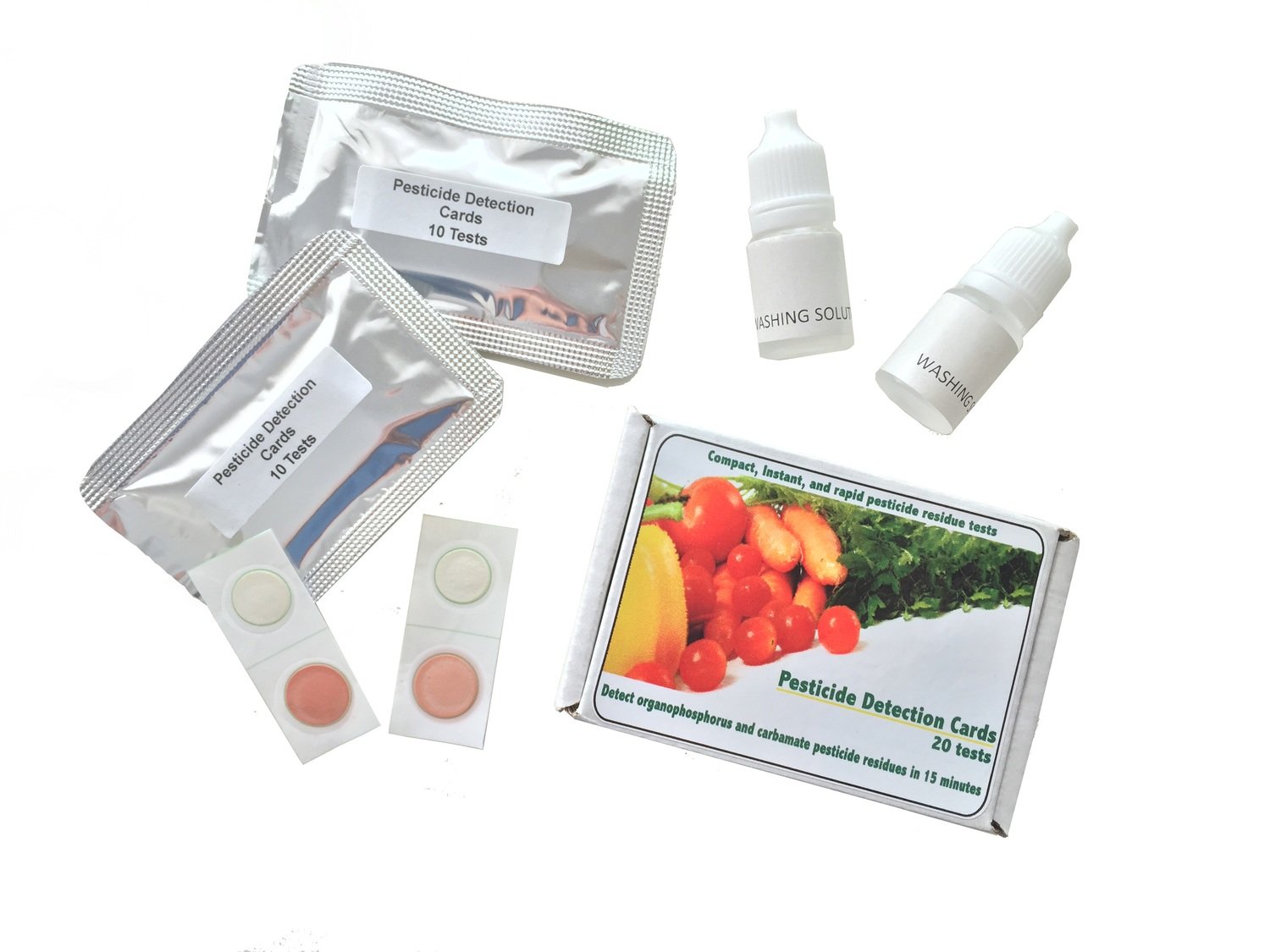 Pesticide Detection Test Cards | 20 tests/kit