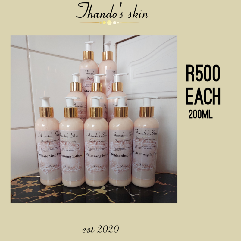 Whitening lotion