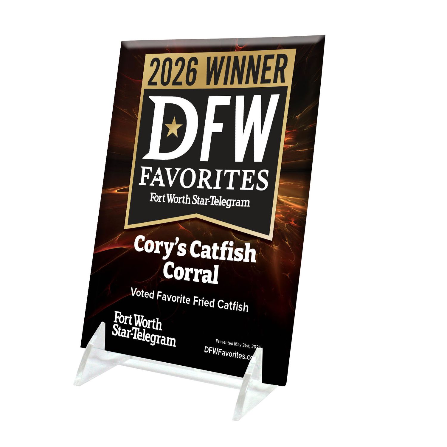 Crystal Keepsake Plaque