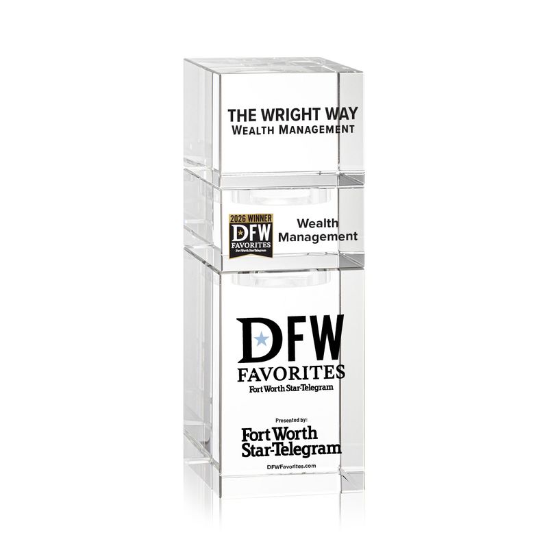 Crystal Winner's Award - Stackable Tower