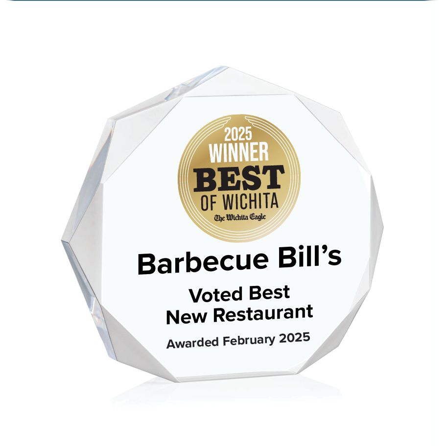 Acrylic Winner&#39;s Award - Clear Octagon