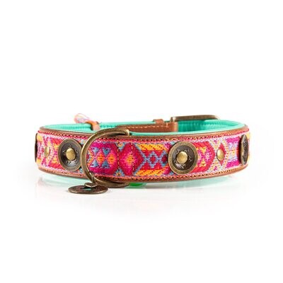 Dogs with a Mission Halsband Boho Rosa