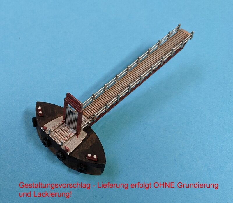 Kleine Bootsanlegestelle für Spur N 1:160 Kleine Bootsanlegestelle für Spur N 1:160