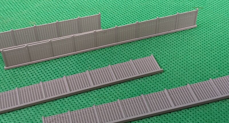 Zaunelemente - Metallzaun/Industriezaun Optik für Spur N 1:160 Zaunelemente - Metallzaun/Industriezaun Optik für Spur N 1:160