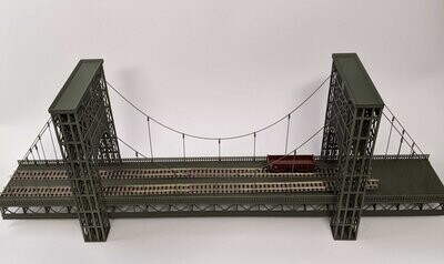 Hängebrücke zweigleisig Bausatz Spur N 1:160