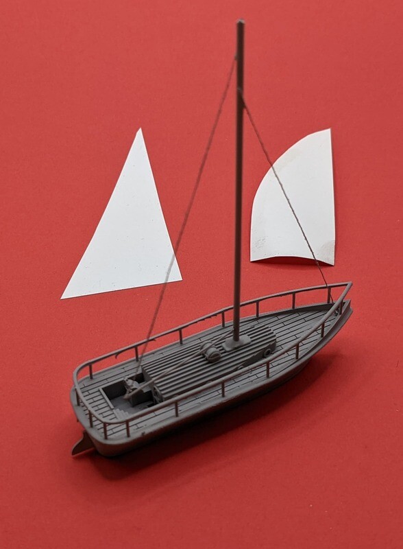 Segelyacht Bausatz mit Zubehör für N Segelyacht Bausatz mit Zubehör für N