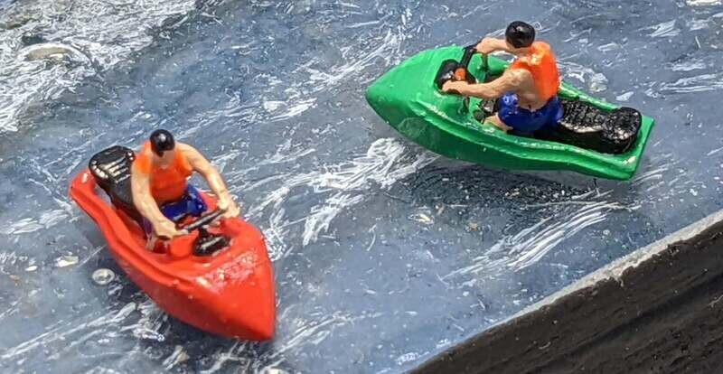 Jetski mit Figur - Set für Spur N