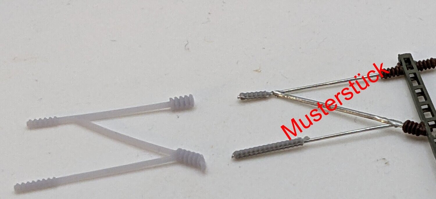 10er Ausleger Set für Oberleitungsmast - Spur N