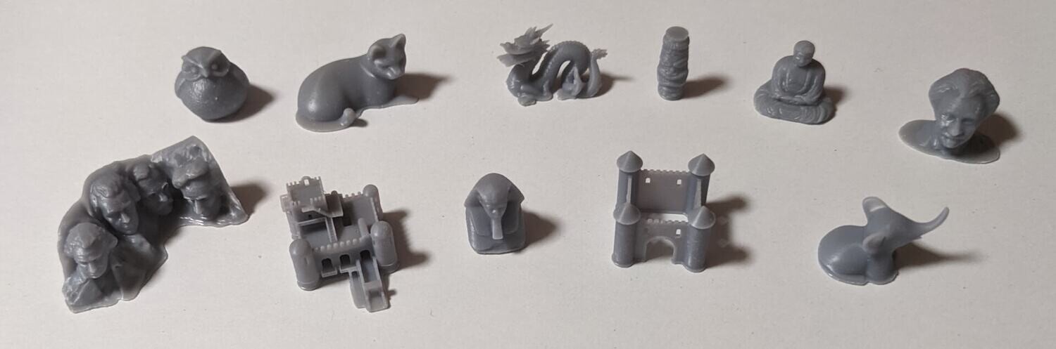 Sandburgen / Sandskulpturen Set für H0 / TT