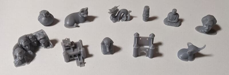 Sandburgen / Sandskulpturen Set für H0 / TT Sandburgen / Sandskulpturen Set für H0 / TT
