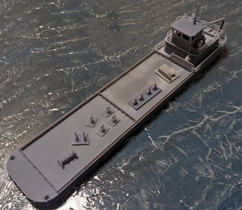 Binnenschiff für Container oder Schüttgut Spur N Binnenschiff für Container oder Schüttgut Spur N