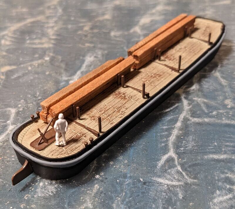 Alter Schleppkahn Spur N