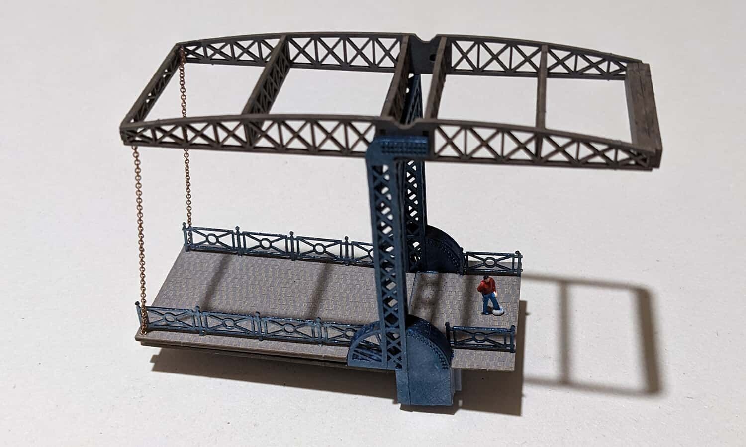 Zugbrücke nach niederländischem Vorbild Spur N