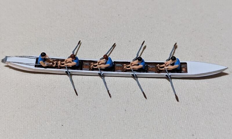 Ruder Vierer mit Steuermann Spur N