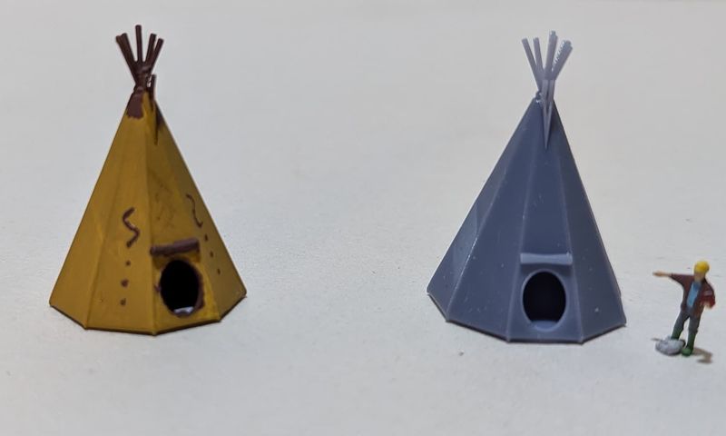 Tipi / Wigwam Set (5 St.) Spur N Tipi / Wigwam Set (5 St.) Spur N