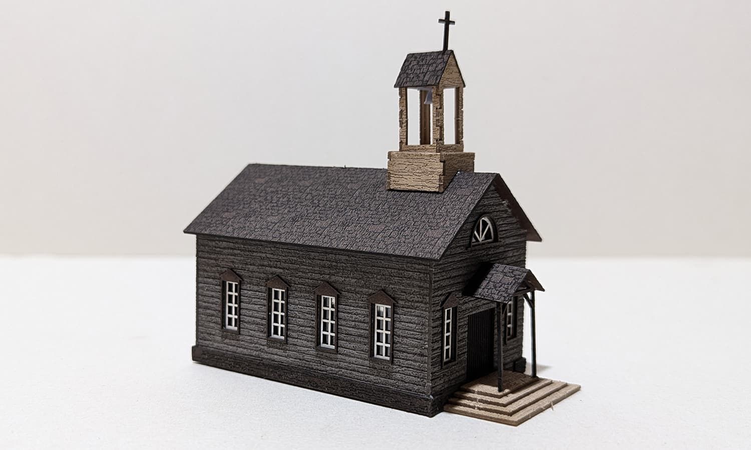Wild West Kirche Lasercut Bausatz Spur N