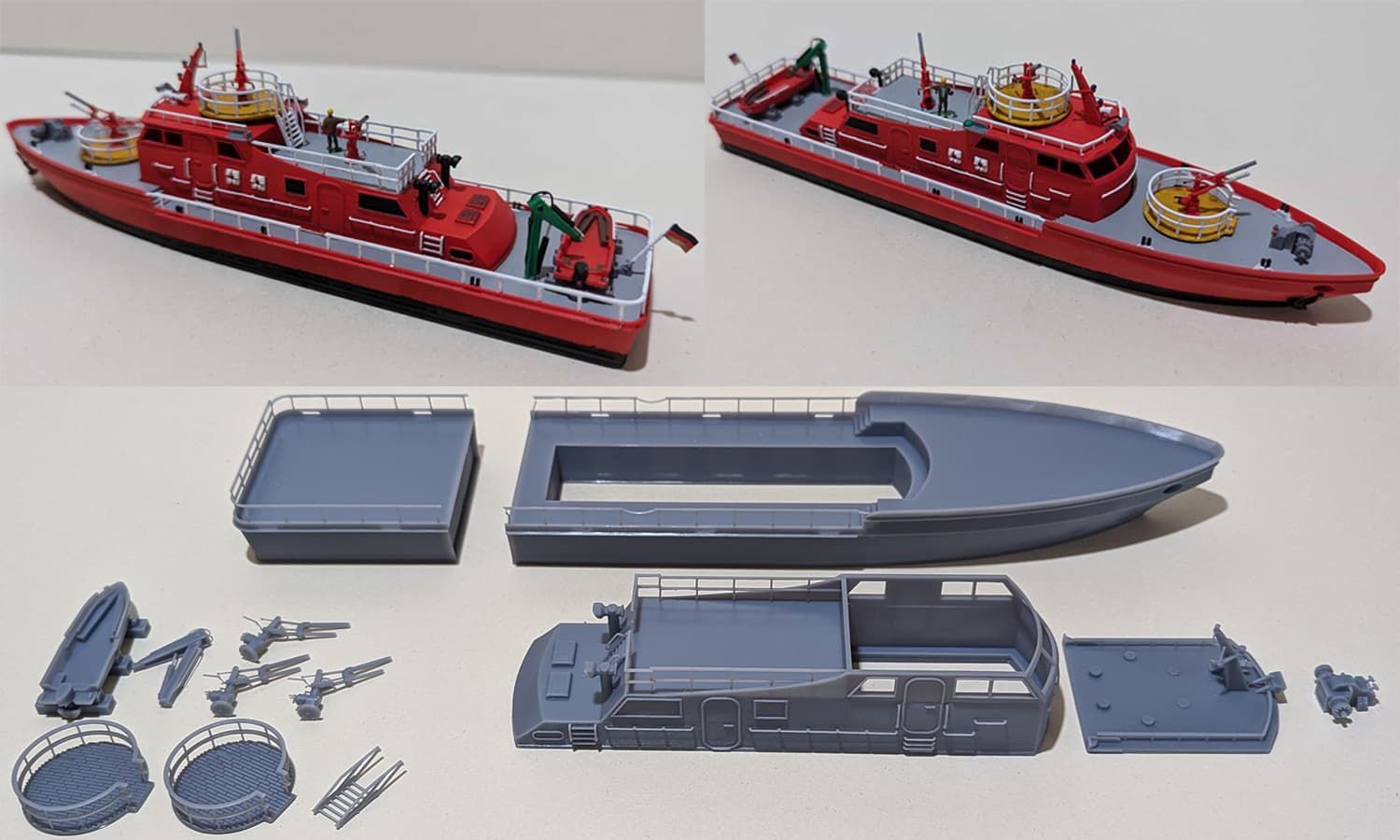 Feuerwehrlöschboot Spur H0