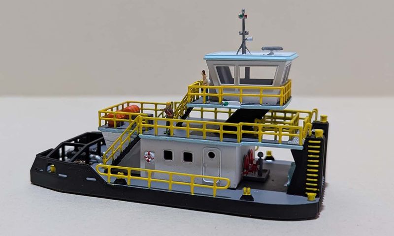 Schubboot Spur N (mit und ohne Leichter) Schubboot Spur N (mit und ohne Leichter)