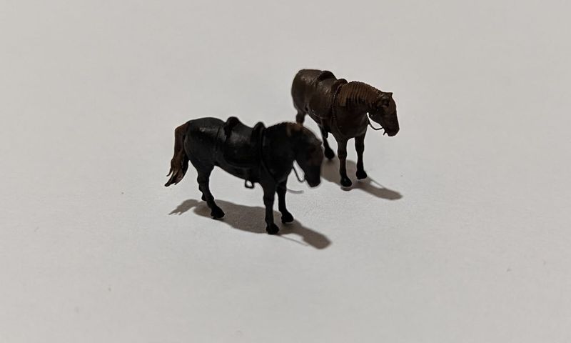 Wild West Pferde mit Sattel Spur N Wild West Pferde mit Sattel Spur N