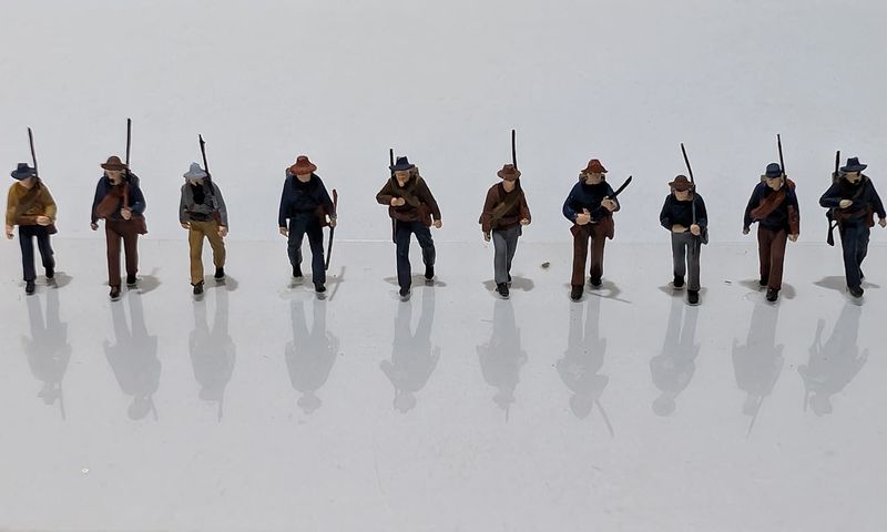 Wild West Soldaten auf Patrouille Spur N Wild West Soldaten auf Patrouille Spur N