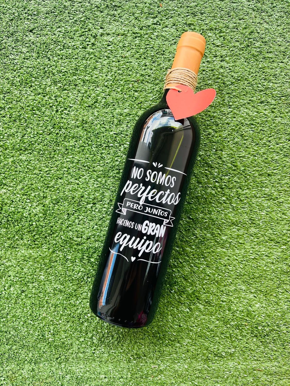 Vino no somos perfectos pero juntos hacemos un gran equipo