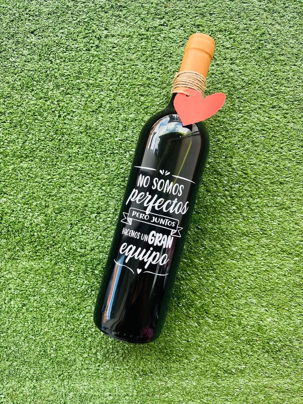 Vino no somos perfectos pero juntos hacemos un gran equipo