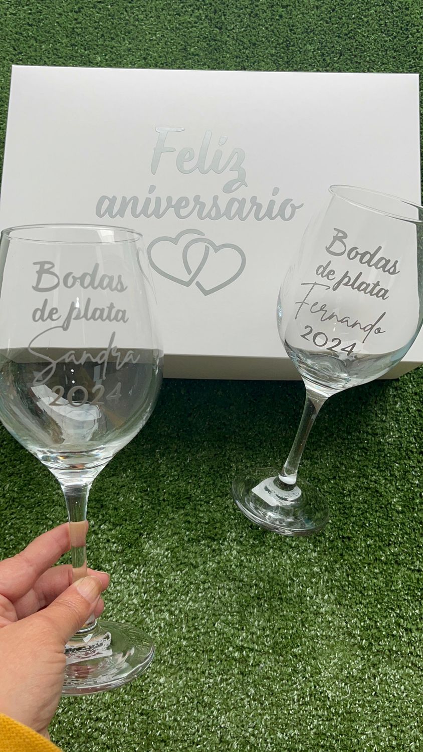 juego de copas aniversario