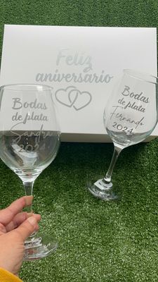 juego de copas aniversario