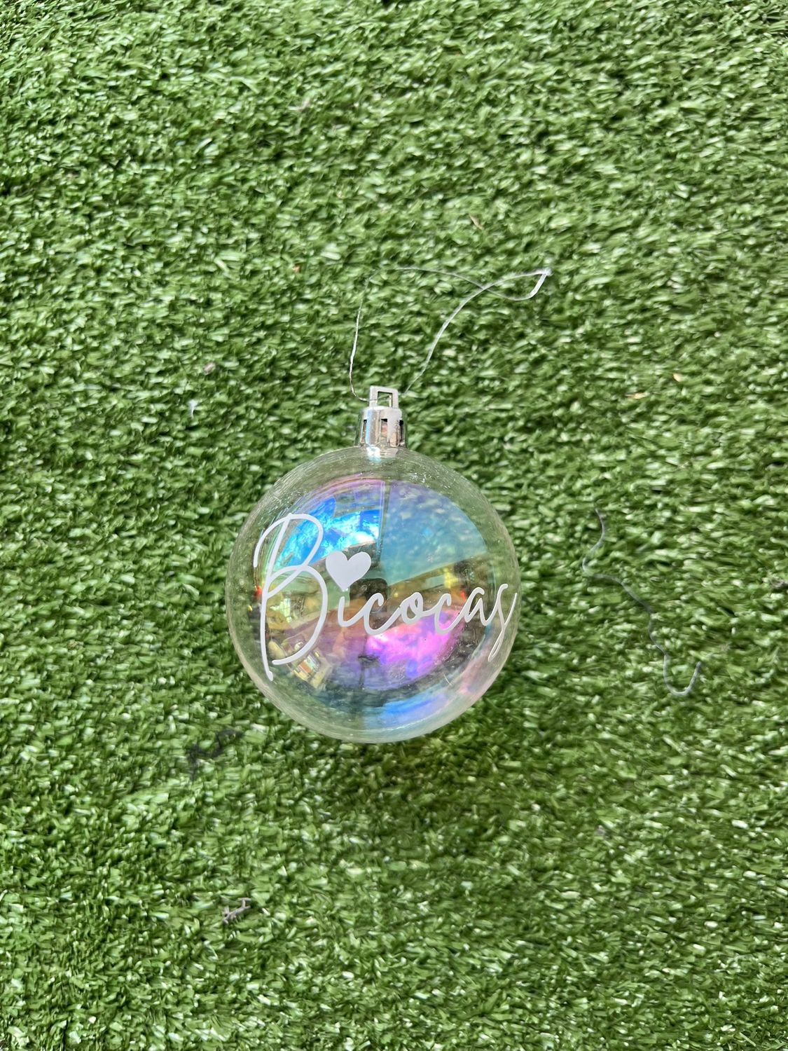 Esfera navidad burbuja