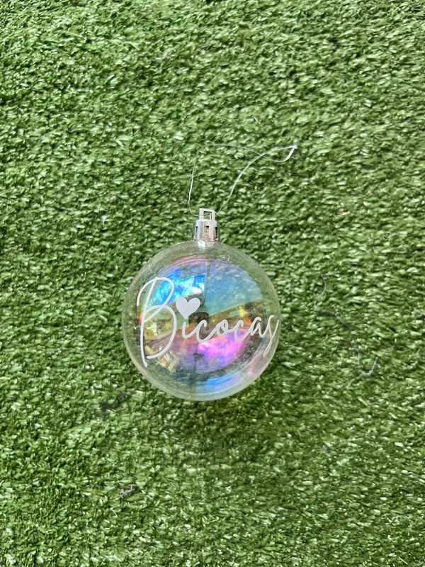 Esfera navidad burbuja