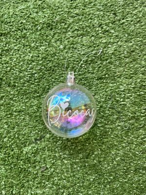 Esfera navidad burbuja