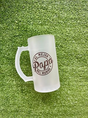 Jarra esmerilada especial papá