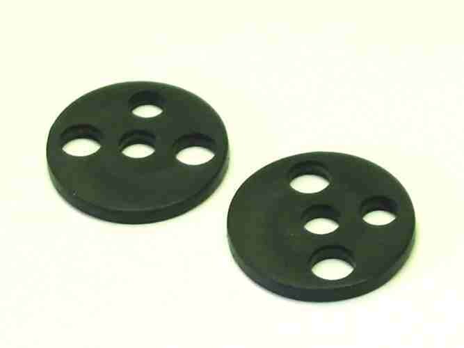 Twins 21mm - 4 hole viton petrol tap seals  (pair)