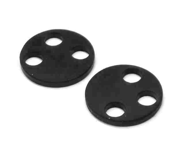 Twins 21mm - 3 hole viton petrol tap seals  (pair)
