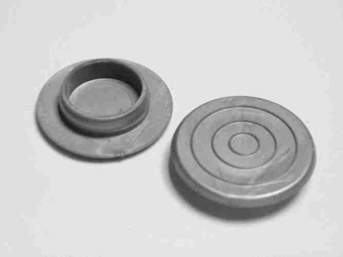 Twins and singles swing arm caps - silver (pair)