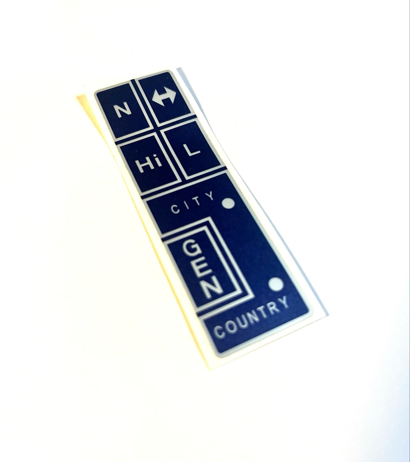 860 GT Dash Sticker