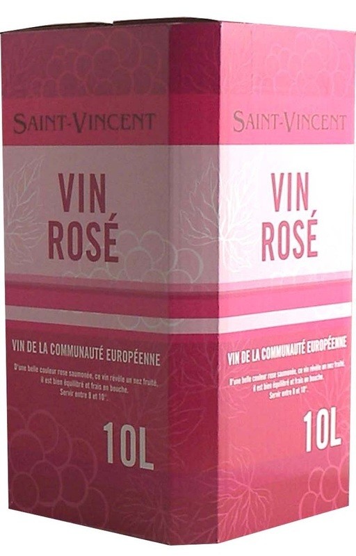 Saint-Vincent Rosé 10L Bag in Box