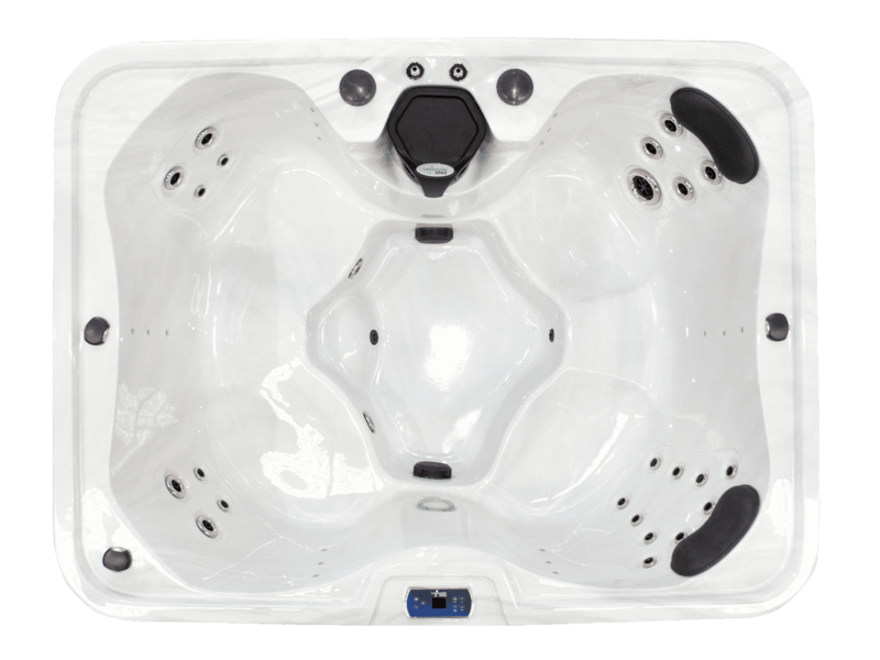 Leisurerite DYAD - 4 Person Spa Hot Tub - 4 Seats - 2100 X 1600 - Includes Lockable Cover (Ex Melbourne - Dealer delivery fees apply)