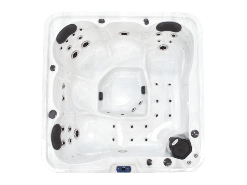 Leisurerite CONNECT - 5 Person Spa Hot Tub - 3 Seats - 2 Recliners - 2000 X 2000 - Includes Lockable Cover (Ex Melbourne - Dealer delivery fees apply)
