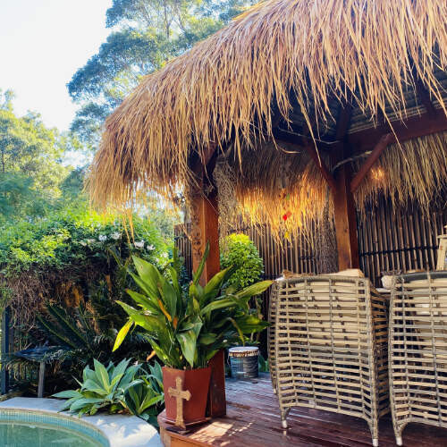 Bali Hut 2.7m X 2.7m DIY Kit (2m Spa) Unstained