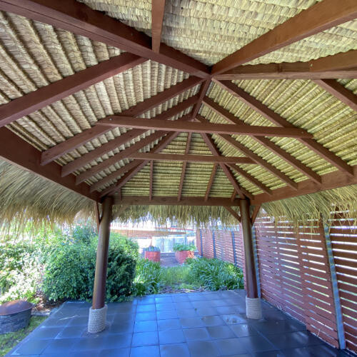 Bali Hut 3m X 3m DIY Kit (2.3m Spa) Unstained