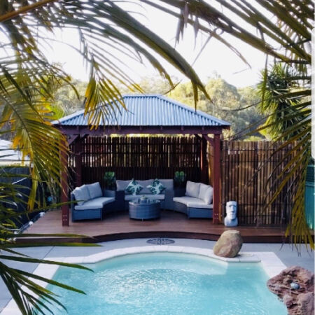 Colorbond Gazebo - Unstained 3m X 3m DIY Kit (2.3m Spa)