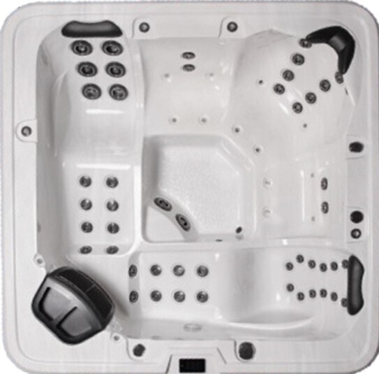 Cyclone TYPHOON - 5 Person Hydrotherapy Spa Hot Tub - 3 Seats - 2 Recliner - 2270 X 2270 - Includes Lockable Cover (Ex Melbourne - Dealer delivery fees apply)